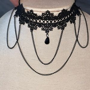 Black Lace Choker #58